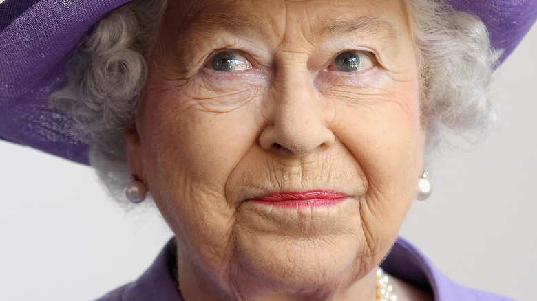 Queen Elizabeth II smiling