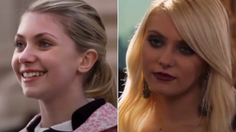 Taylor Momsen with hair pulled back & down