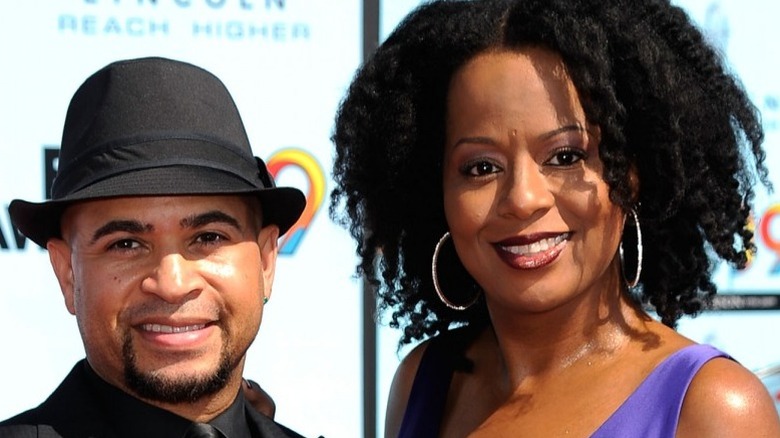 Darryl M. Bell and Tempestt Bledsoe smiling