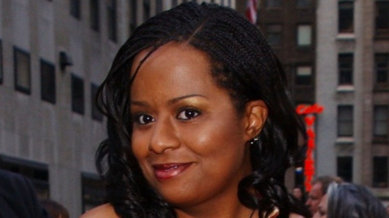 Tempestt Bledsoe smiling in New York City