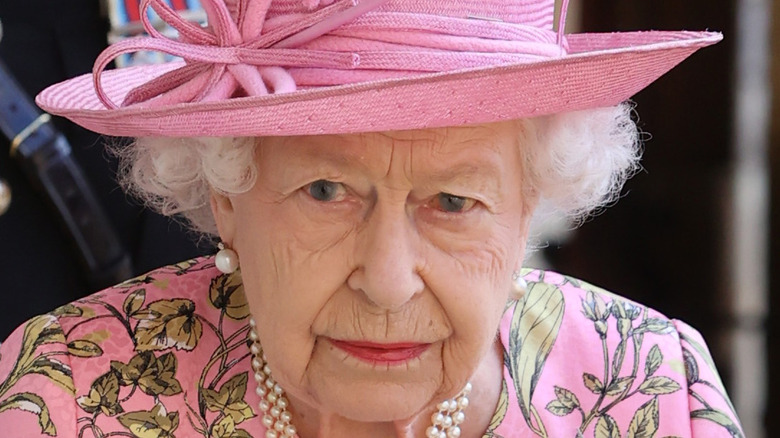 Queen Elizabeth II poses