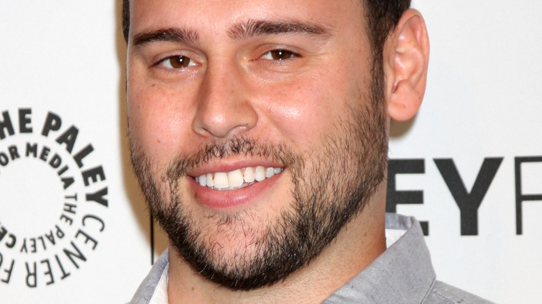 Scooter Braun smiling at camera