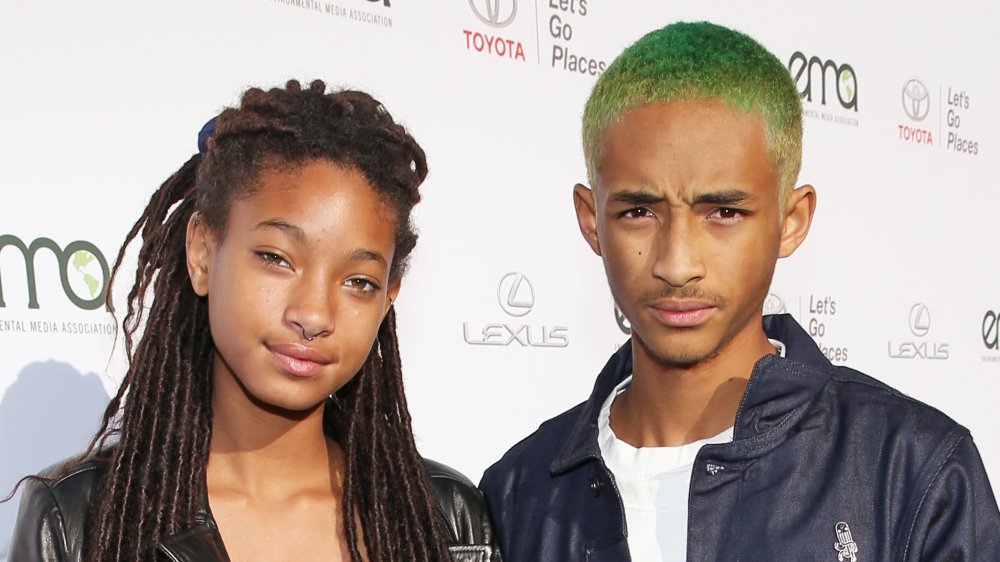 Photo : Jaden Smith et sa soeur Willow Smith - People au défilé