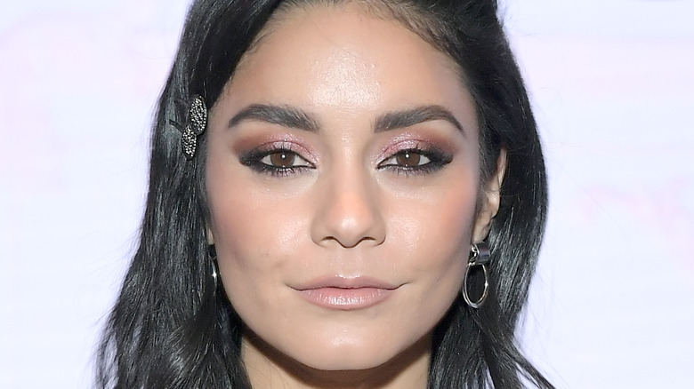 Vanessa Hudgens looking at camera