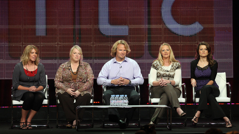 The Sister Wives cast in a panel
