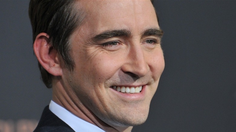 A closeup of Lee Pace, smiling