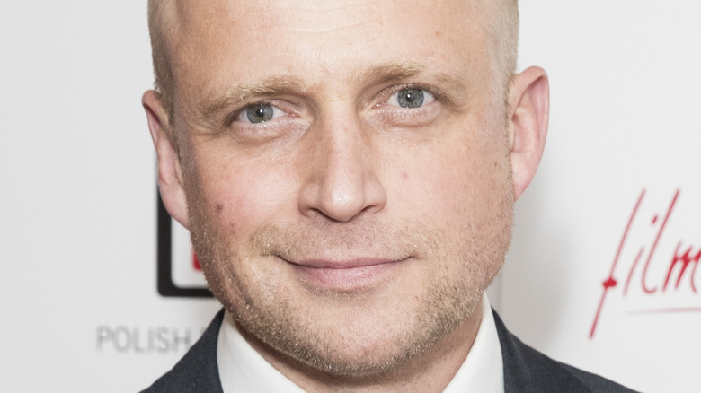 Piotr Adamczyk smiling