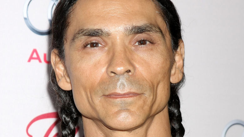Zahn McClarnon smiling