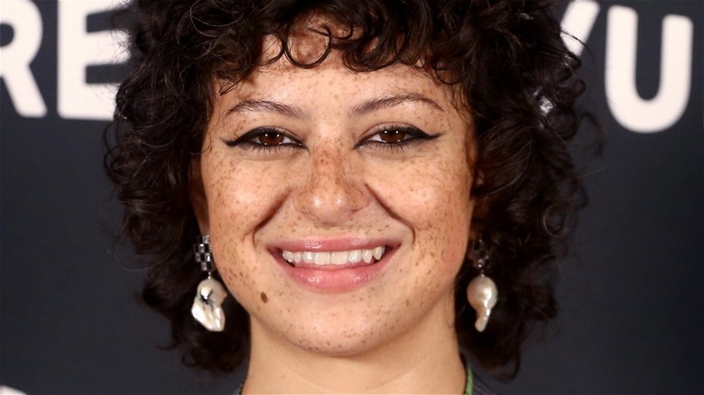 Alia Shawkat on a red carpet