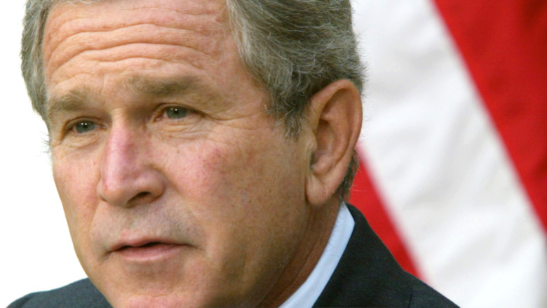 George Bush speaking at an event while president