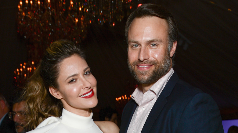 Jill Wagner with David Lemanowicz red carpet event 