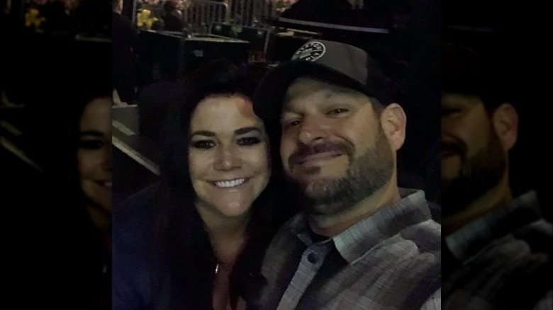 Jarrod Schultz posing with Rochel Beckman