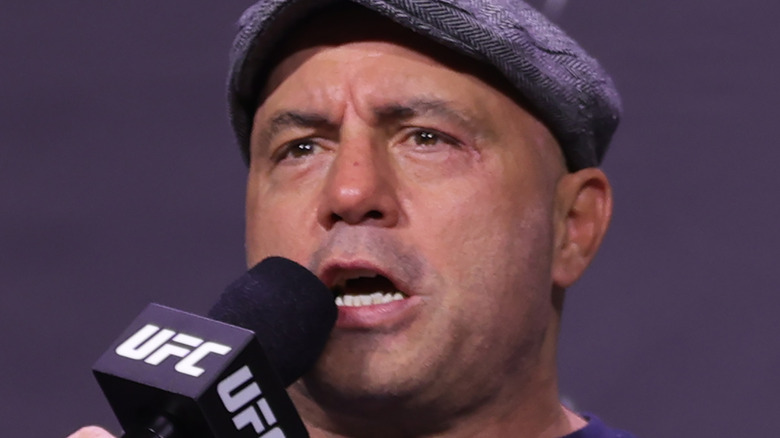 Joe Rogan hosting in December 2021