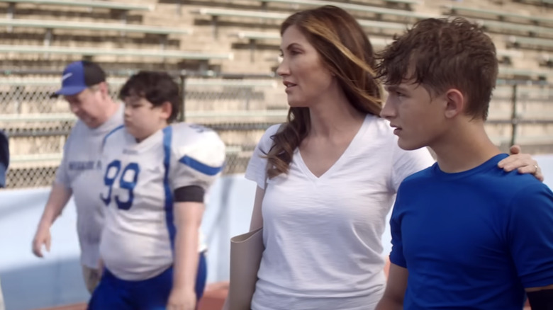 Jackie playing the role Beth in "Home Team"
