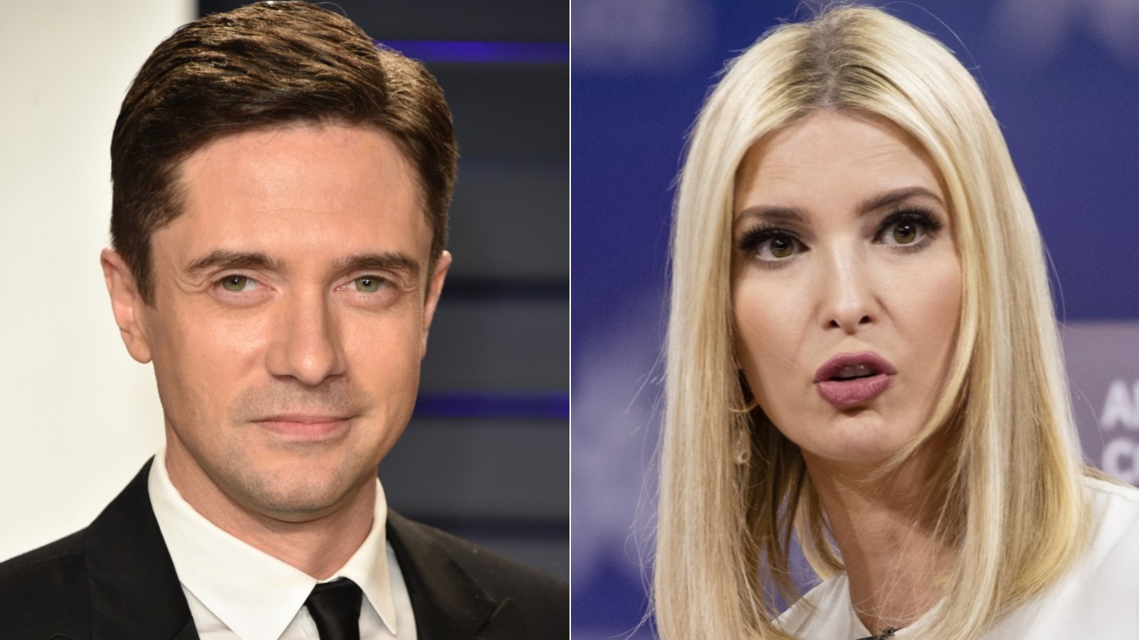 Topher Grace Ivanka Trump A Tale Of Two Trump Sisters The Very