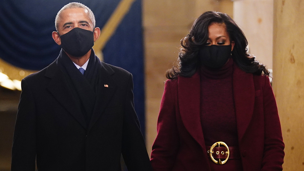 Former President Barack Obama and former First Lady Michelle Obama at President Joe Biden's Inauguration