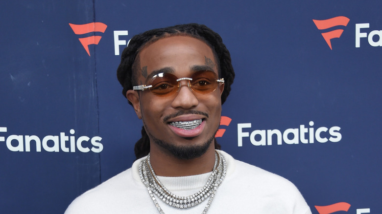 Quavo smiling