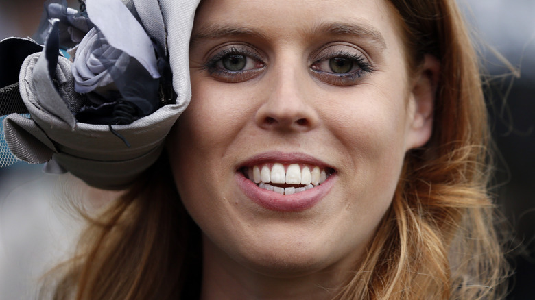 Princess Beatrice attending Mazi's Summer Party