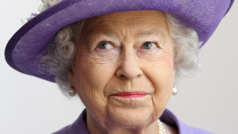 Queen Elizabeth smiling