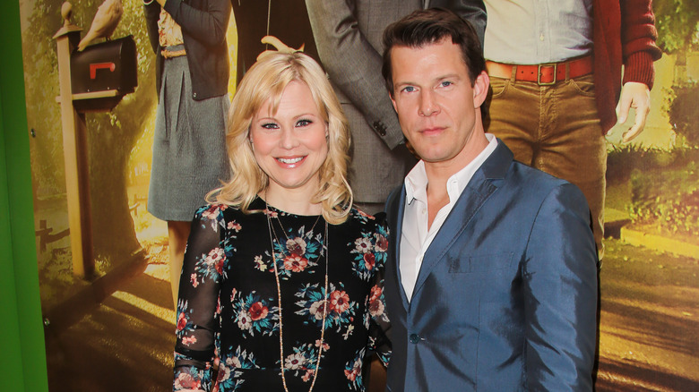 Eric Mabius Kristin and Booth Hallmark posing