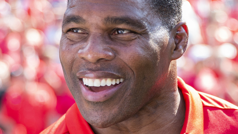 Herschel Walker smiling