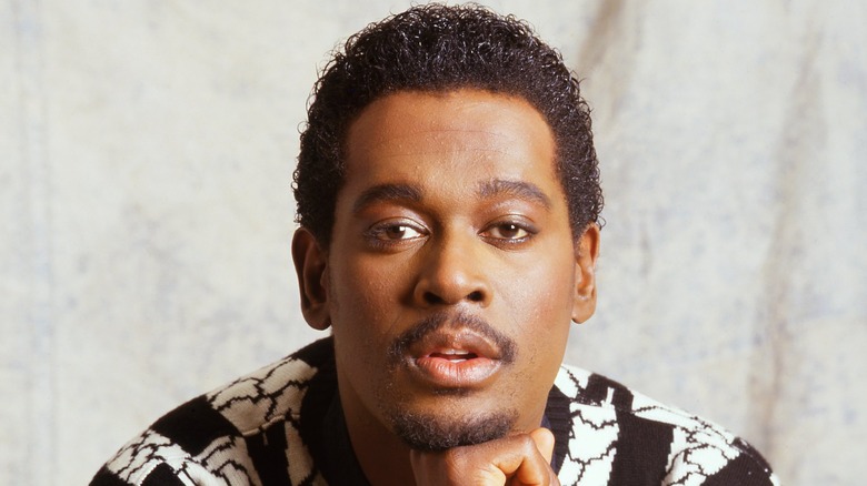 Luther Vandross posing