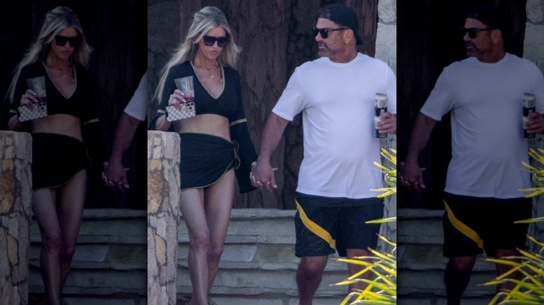 Christina Haack and Christopher Larocca hold hands in Mexico (2025)