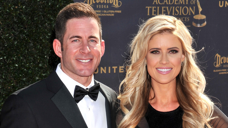 Tarek El Moussa and Christina Hall smiling