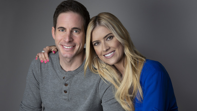 Tarek El Moussa and Christina Hall smiling