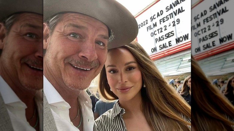 Ty Pennington and Kellee Merrell at a SCAD graduation in Savannah, Georgia.