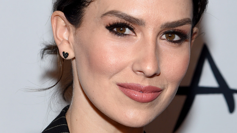 Hilaria Baldwin at premiere of movie Crown Vic 2019