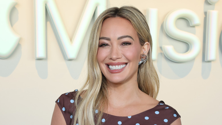 Hilary Duff smiles in December 2025