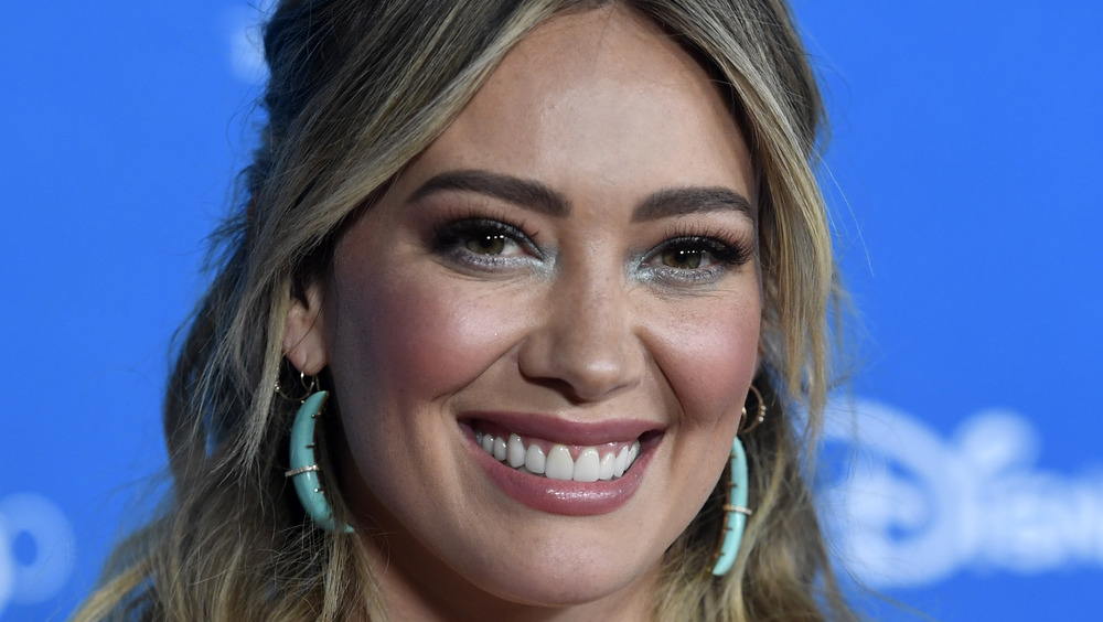 Hilary Duff smiling