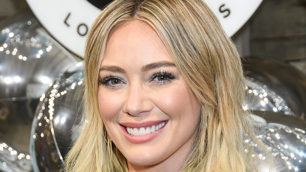 Hilary Duff smiling