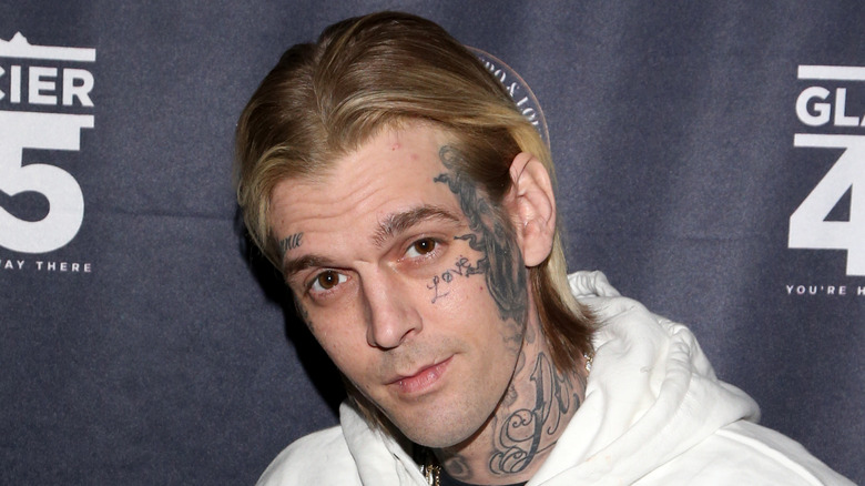 Aaron Carter at an event 