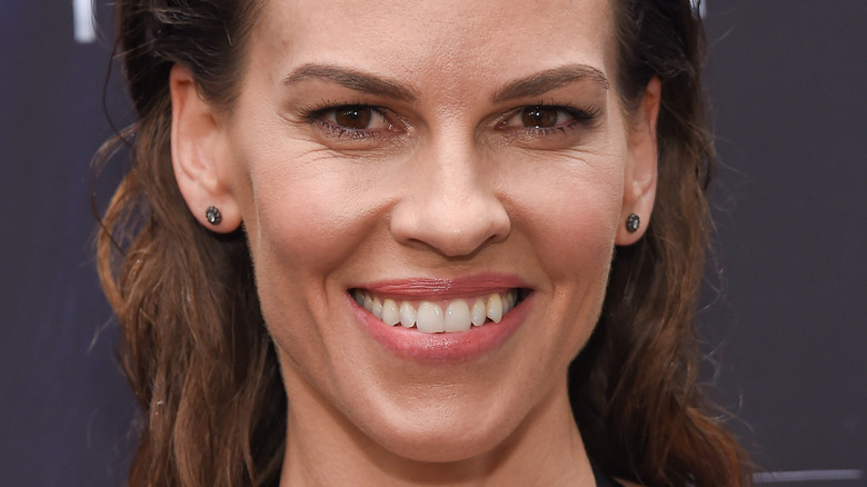 Hilary Swank smiling