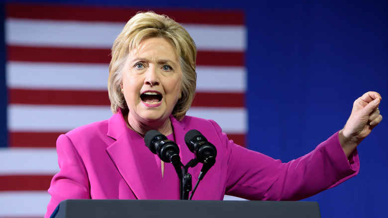 Hilllary Clinton at an event 