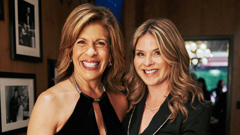 Hoda Kotb and Jenna Bush Hager smiling