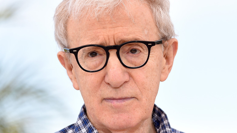 Woody Allen frowning 