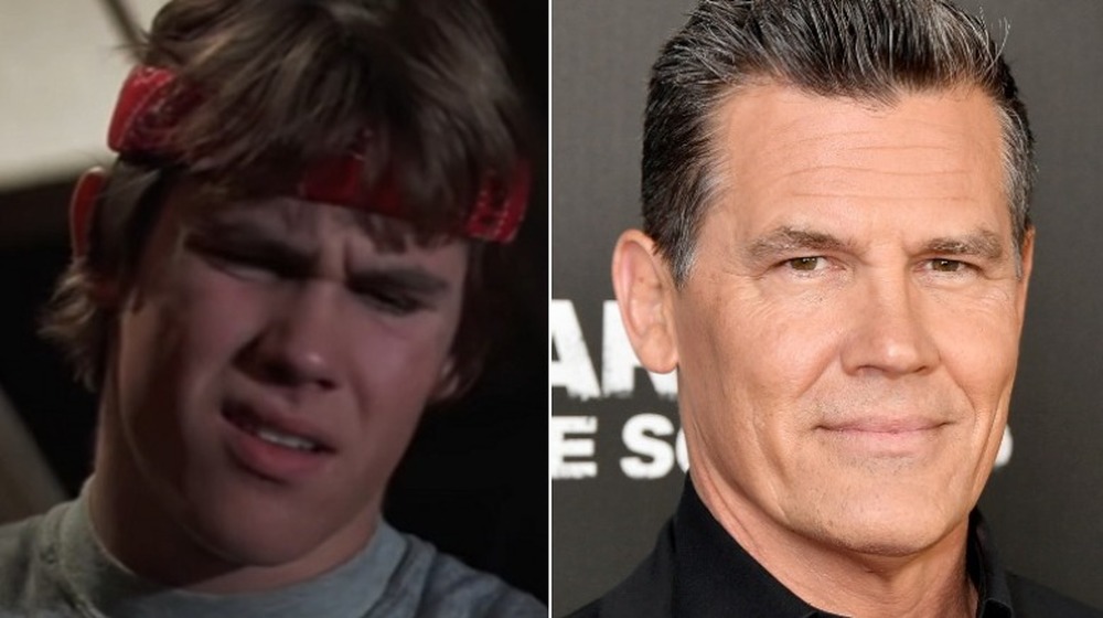 Josh Brolin as a younger and older man