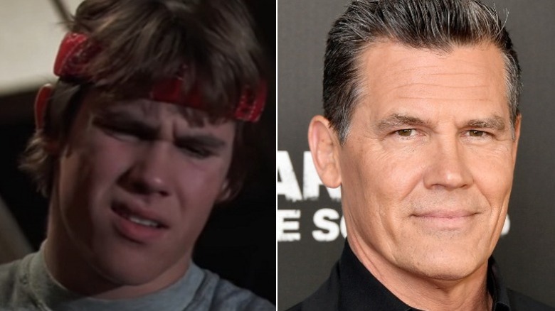 Josh Brolin as a younger and older man