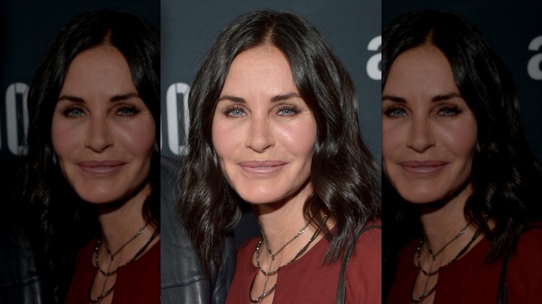 Courteney Cox smiling for a photo