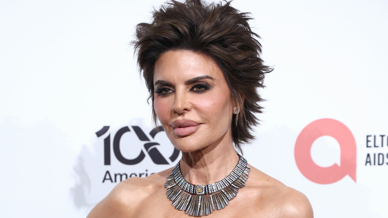 Lisa Rinna poses for photo at a 2026 event