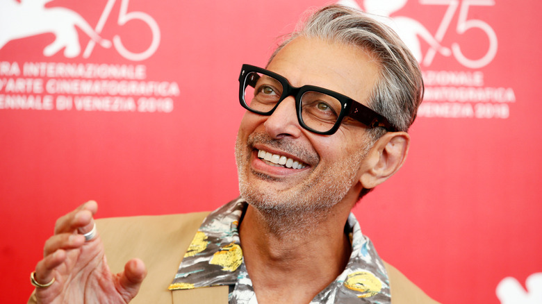 Jeff Goldblum smiling