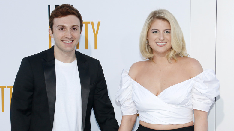 Daryl Sabara, Meghan Trainor smiling