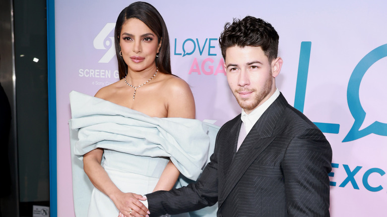 Priyanka Chopra, Nick Jonas holding hands