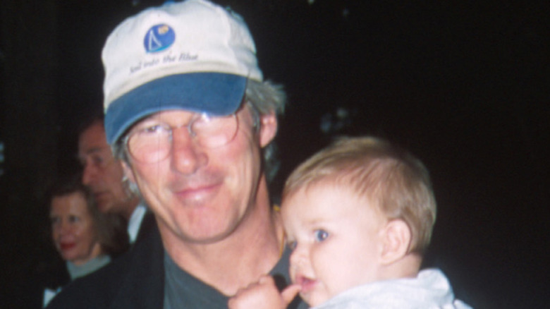 Richard and Homer Gere at Watermill Center 7th Annual Summer Gala Benefit