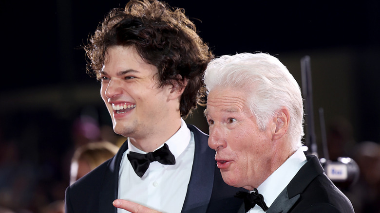 Homer and Richard Gere at 81st Venice International Film Festival