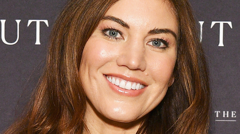Hope Solo on the red carpet 