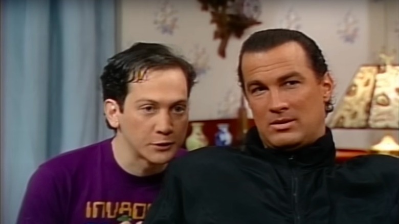 Rob Schneider and Steven Seagal on SNL
